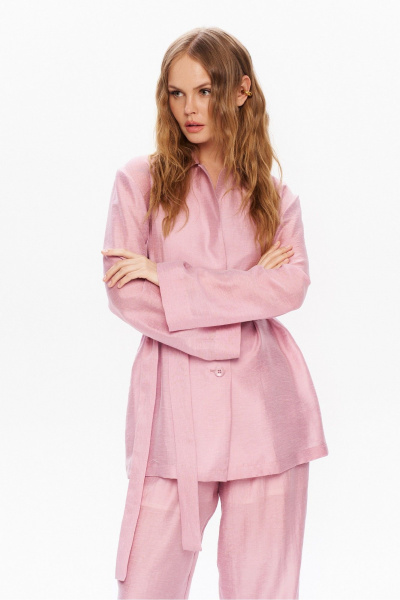 Блуза, брюки PiRS 5971 пудровый - фото 3