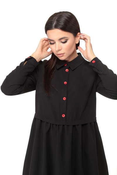 Платье из вискозы с завышенной талией и карманами Talia fashion 337 - фото 7