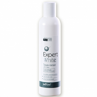 Тоник для лица Belita EXPERT WHITE-Тоник-пилинг для лица - фото 1