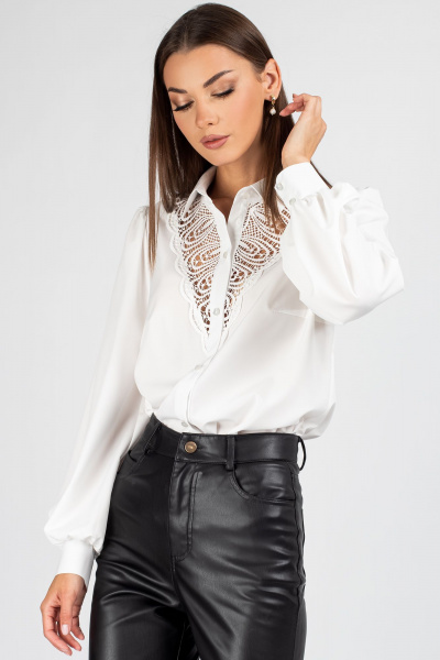 Блуза VIZAVI 748 молочный - фото 4