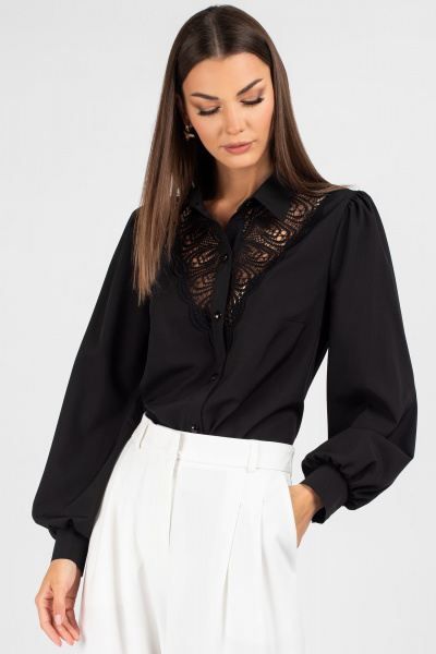 Блуза VIZAVI 748 черный - фото 4