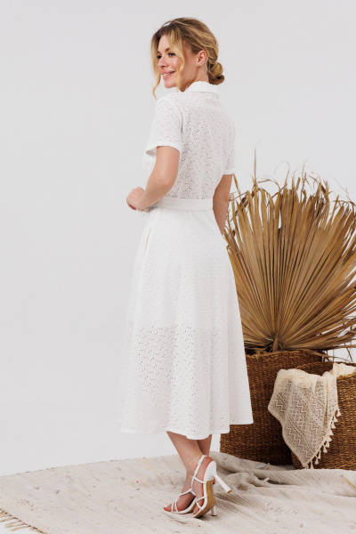 Платье AMORI 9850 молоко - фото 4