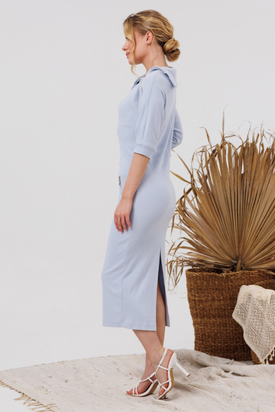 Платье AMORI 9853 голубой - фото 4