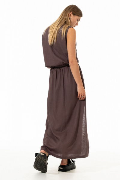 Жилет, юбка Luna 237 ромовый_изюм - фото 7