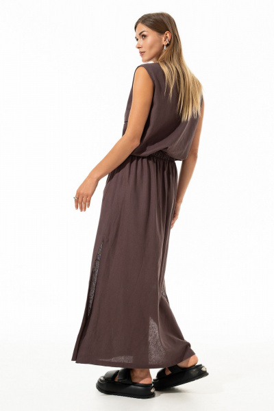 Жилет, юбка Luna 237 ромовый_изюм - фото 6