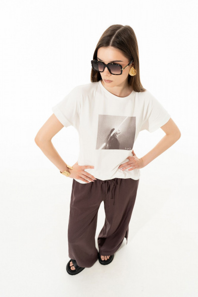 Футболка Luna 238 молоко - фото 14