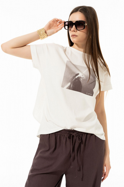 Футболка Luna 238 молоко - фото 5