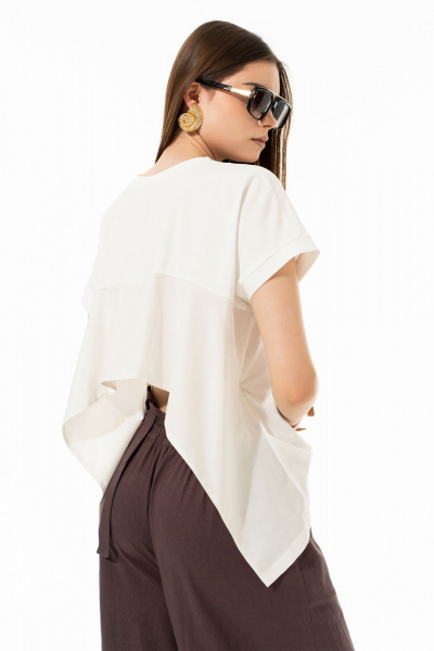 Футболка Luna 238 молоко - фото 2