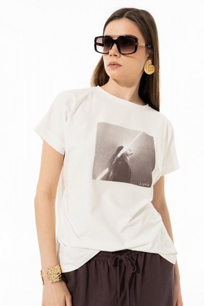 Футболка Luna 238 молоко - фото 1