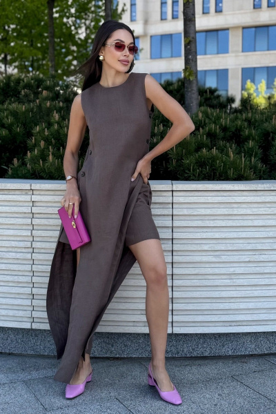 Сарафан, шорты Urs 25-554-1 - фото 3