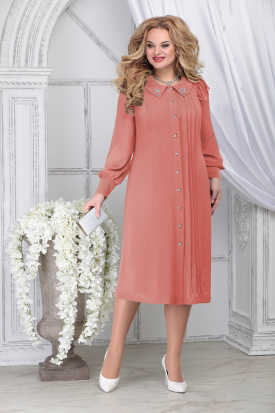 Платье Ninele 2278 персик - фото 1