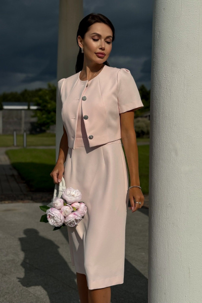 Жакет, платье Urs 24-456-1 - фото 4