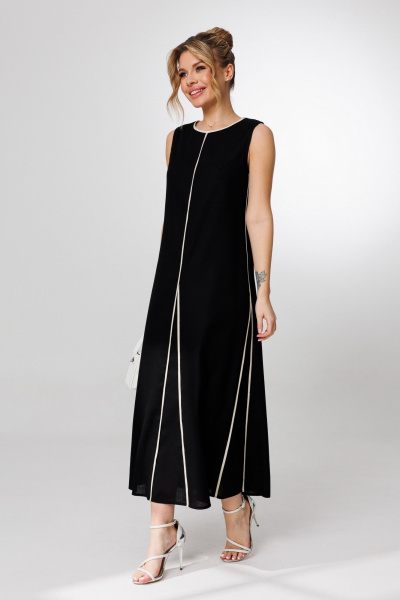 Платье Faufilure C1639 черный - фото 2