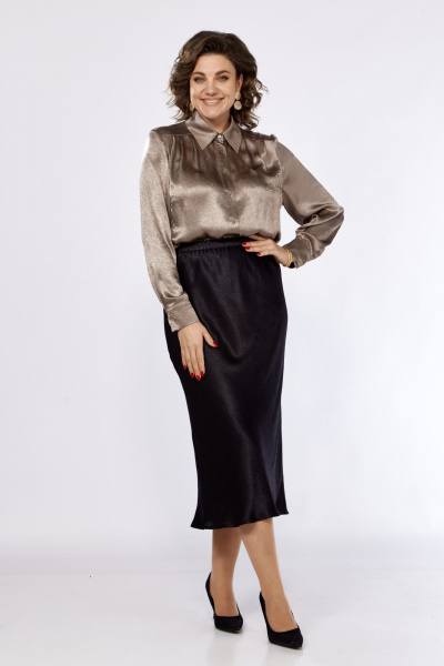 Блуза Kauhanka 009 коричневый - фото 5