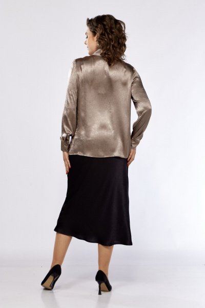 Блуза Kauhanka 009 коричневый - фото 4