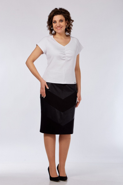 Топ Kauhanka 012 белый - фото 2