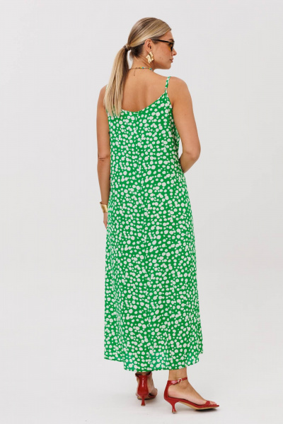 Платье Anastasia 1250 зелено-белый - фото 6