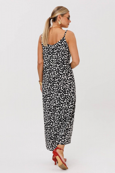 Платье Anastasia 1250 черно-белый - фото 5