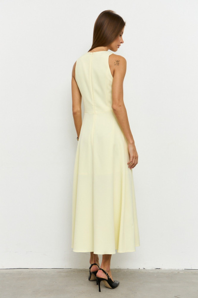 Платье Luitui R1092 желтый - фото 4