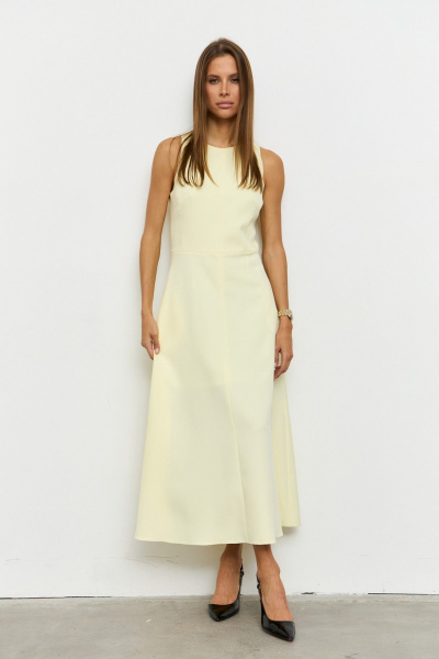 Платье Luitui R1092 желтый - фото 1