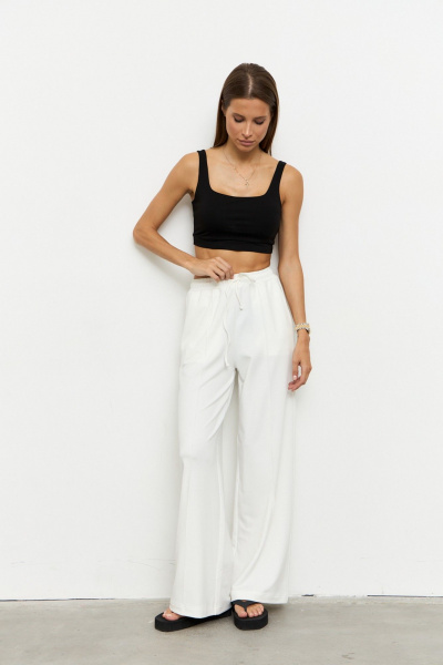 Брюки Luitui R2032 молочный - фото 2