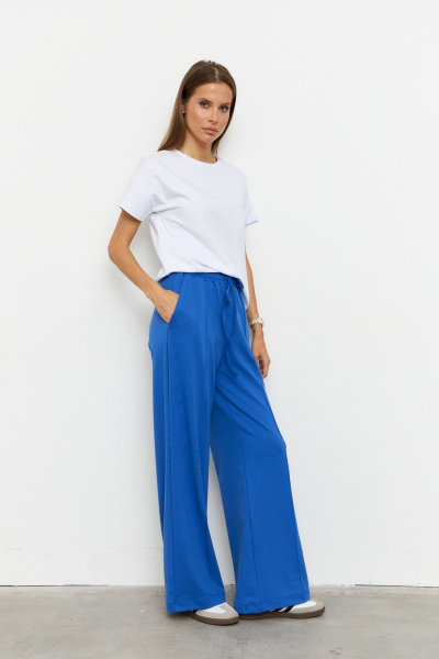 Брюки Luitui R2032 ярко-синий - фото 3