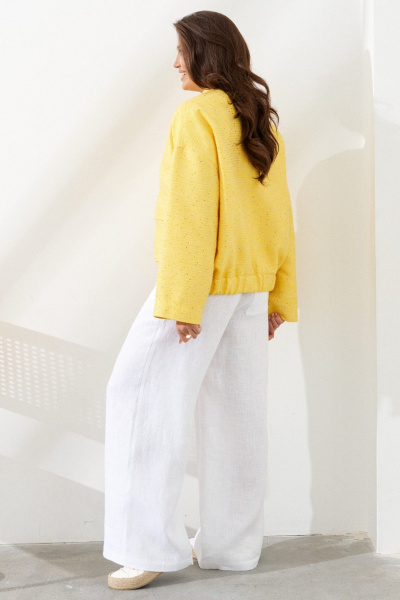 Жакет AltaModa 1027-1 желтый - фото 6