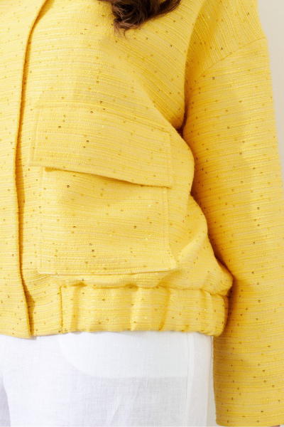 Жакет AltaModa 1027-1 желтый - фото 3