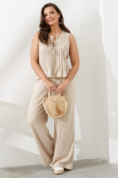Блуза, брюки AltaModa 2011 бежевый - фото 8