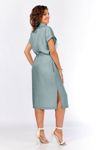 Платье Ольга Стиль С-931 ментол - фото 2
