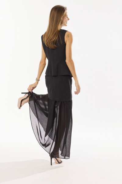 Жилет, юбка DAVA 2233 черный - фото 2