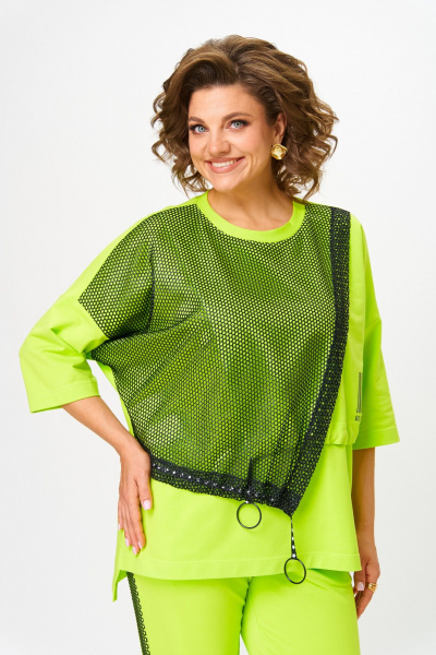 Брюки, джемпер Michel chic 1329/1 салатовый - фото 6