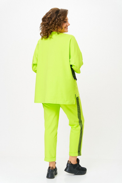 Брюки, джемпер Michel chic 1329/1 салатовый - фото 5