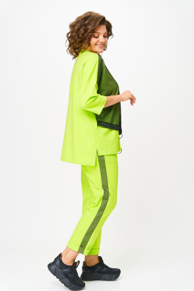 Брюки, джемпер Michel chic 1329/1 салатовый - фото 3