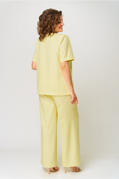 Брюки, жилет Орхидея 1597 лимонный - фото 2