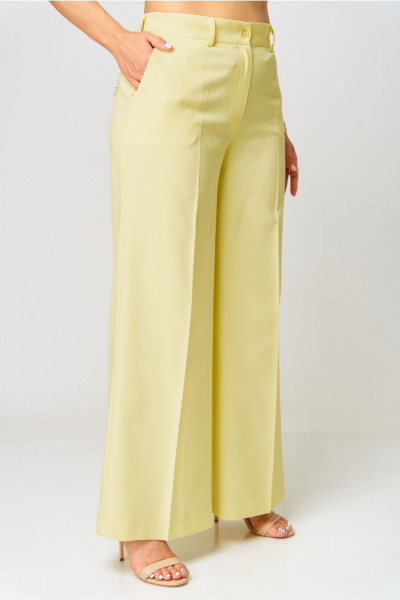 Брюки, жилет Орхидея 1597 лимонный - фото 6