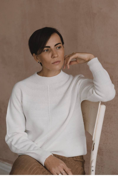 Джемпер Subota new 16038 белый(158/164) - фото 3