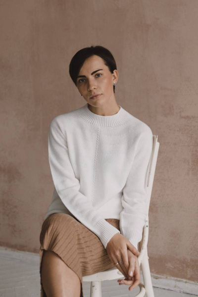 Джемпер Subota new 16038 белый(158/164) - фото 2