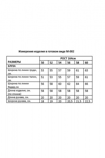 Блуза Kauhanka 002 черный - фото 5