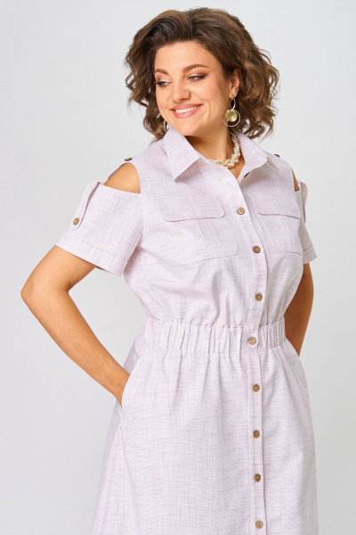 Платье Angelina & Сompany 1243 светло-сиреневый - фото 5