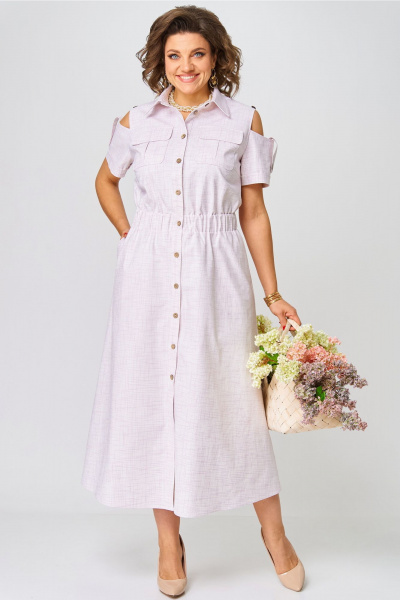 Платье Angelina & Сompany 1243 светло-сиреневый - фото 1