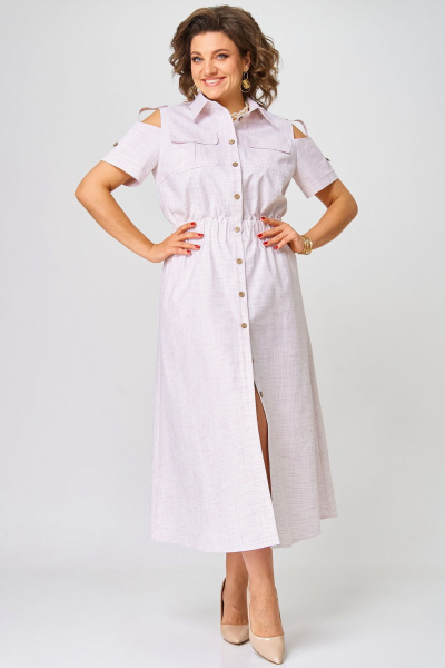 Платье Angelina & Сompany 1243 светло-сиреневый - фото 3