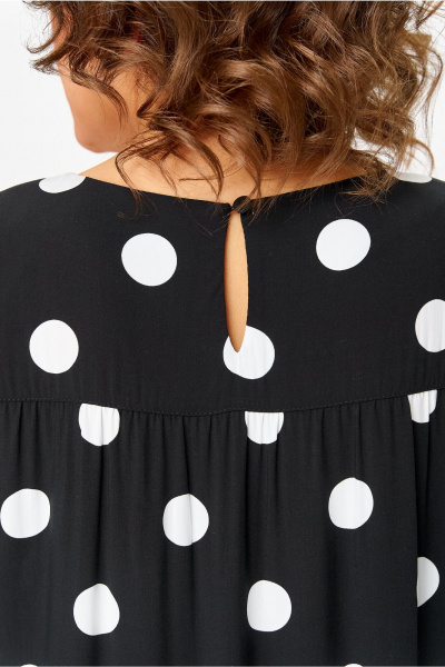 Платье DaLi 3722 черный_горох - фото 2