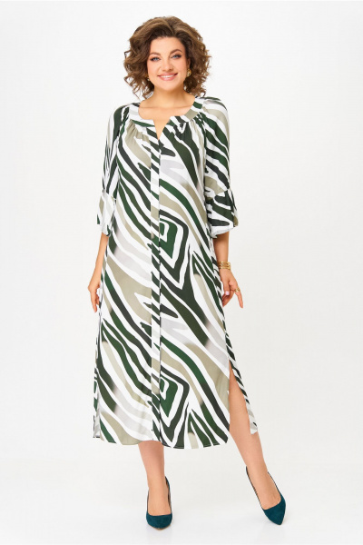 Платье DaLi 3645 олива - фото 1