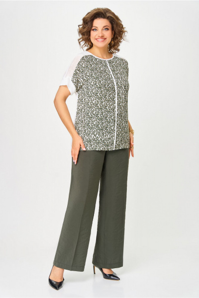 Блуза DaLi 7033 мультиколор - фото 4