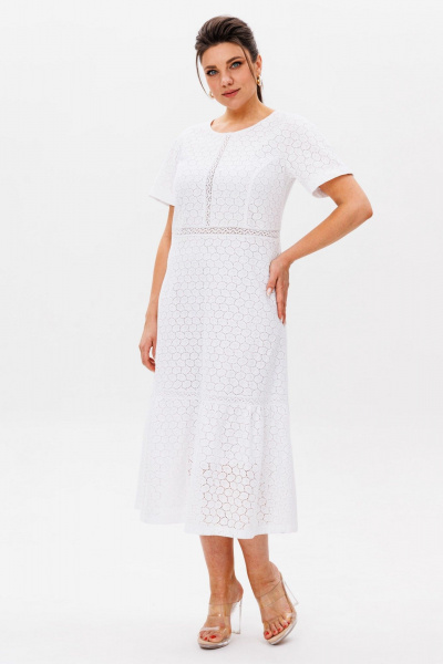 Платье Anelli 1538 белая_нежность - фото 2