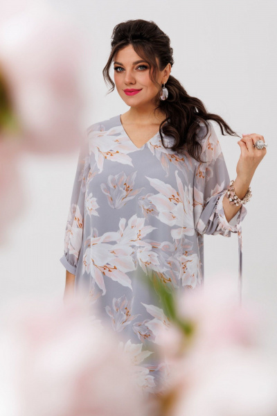 Платье Anelli 1535 лилии_в_тумане - фото 5