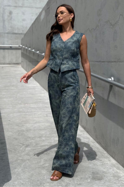 Жилет PRATA wear S039 синий - фото 1