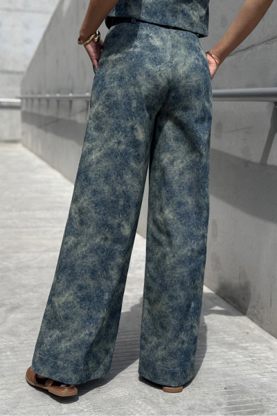 Брюки PRATA wear S037 синий - фото 7