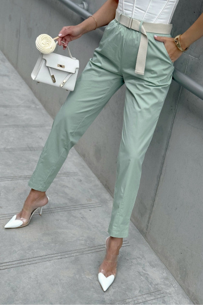 Брюки PRATA wear S035 мятный - фото 2
